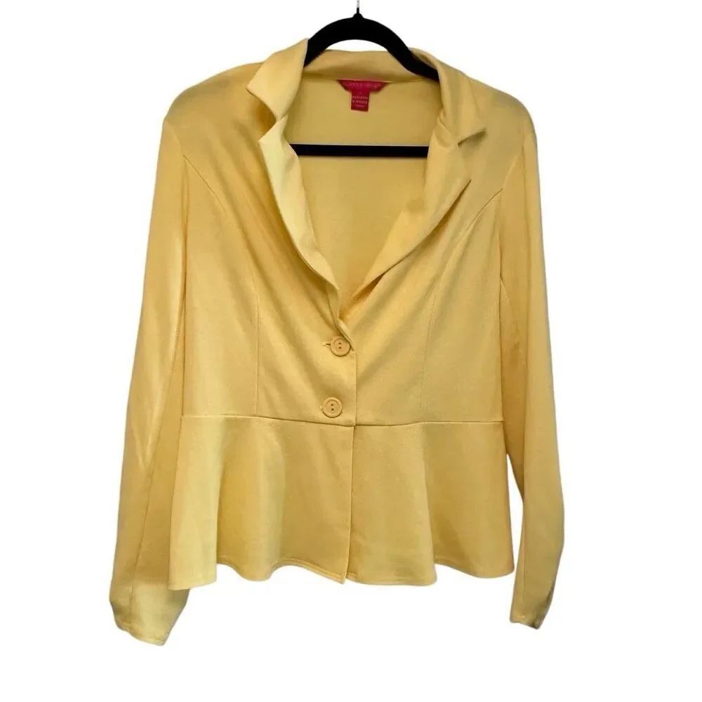 Sunny Leigh yellow blazer- size 4